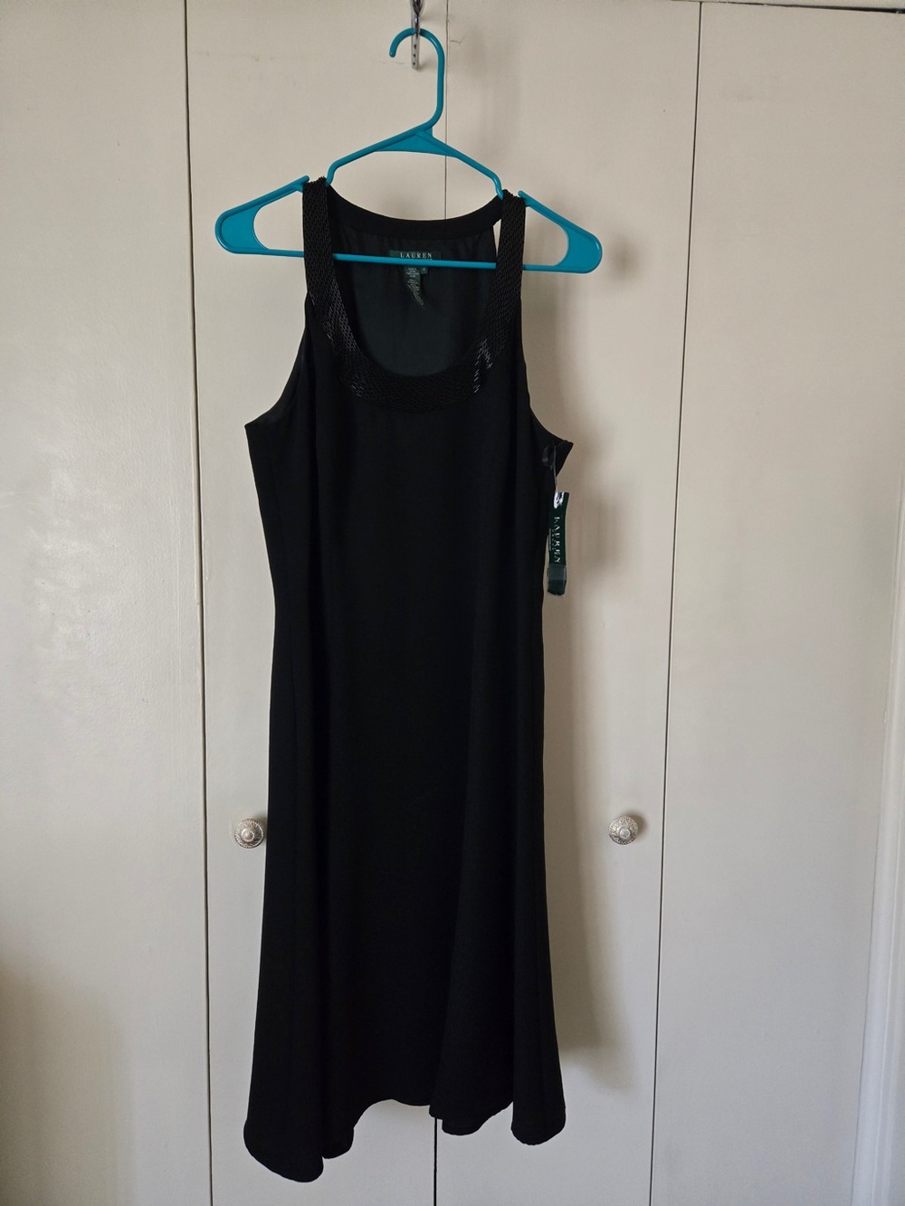 Lauren Ralph Lauren Black Sleeveless Midi Dress